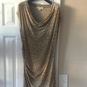 MICHAEL Michael Kors Leopard Print Bodycon Dress